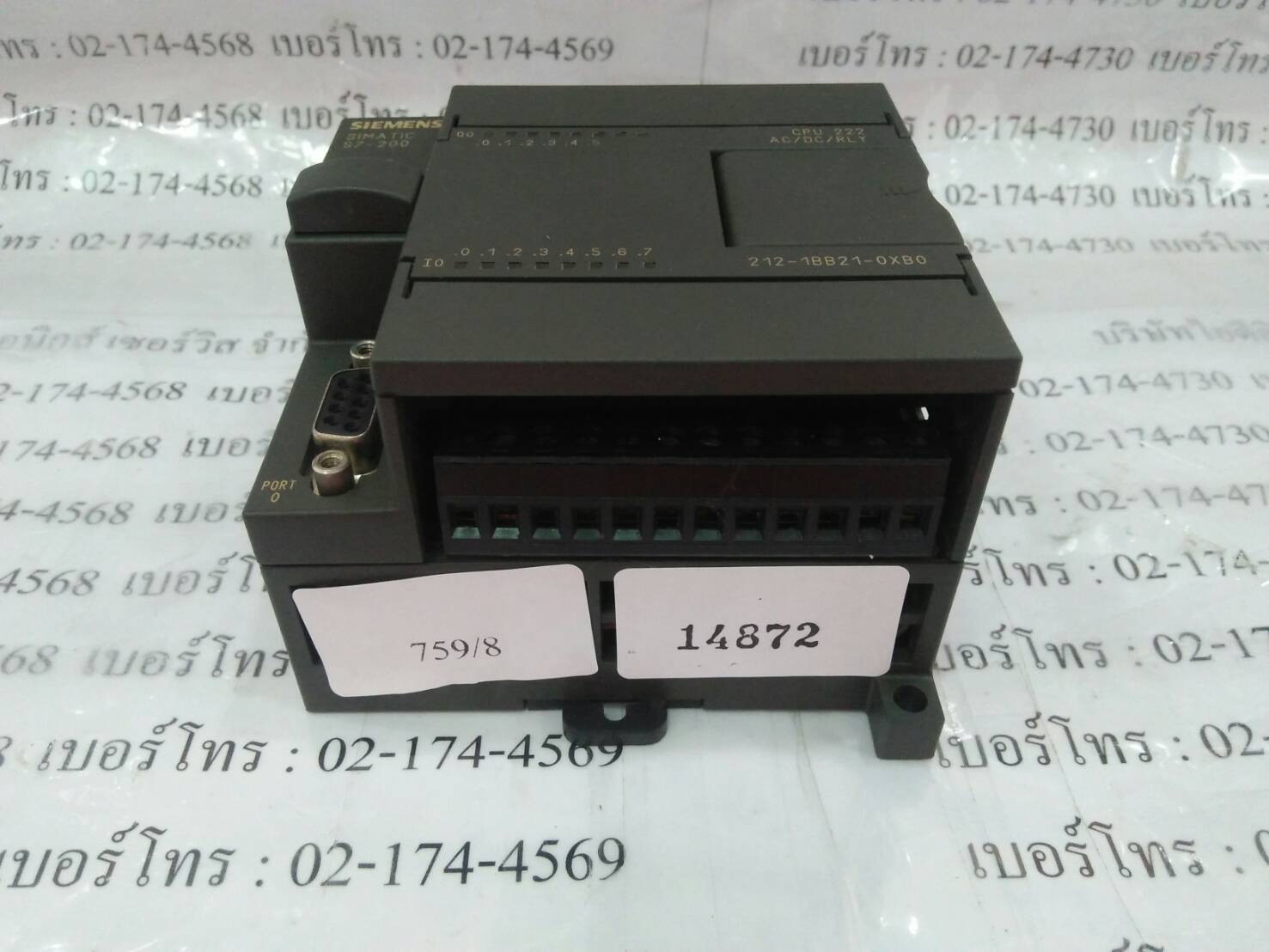 PLC “ SIEMENS ” รุ่น 6ES7 212-1BB21-0XB0