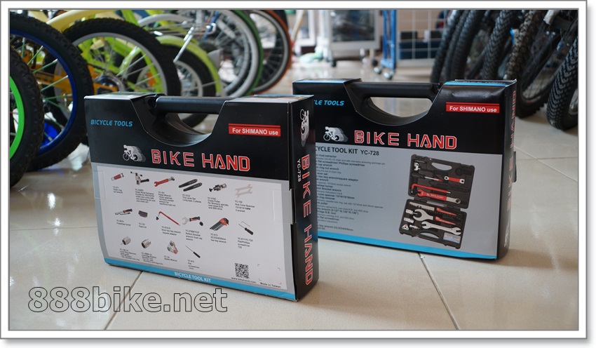 ชุดเครื่องมือซ่อมจักรยานชุดใหญ่ Bike hand all in one 18 ชิ้น. YC-728