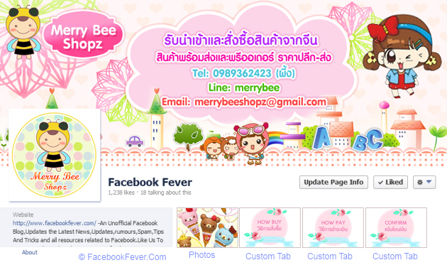 รับตกแต่ง Fanpage Facebook รับแต่งแฟนเพจ เฟสบุ๊ค