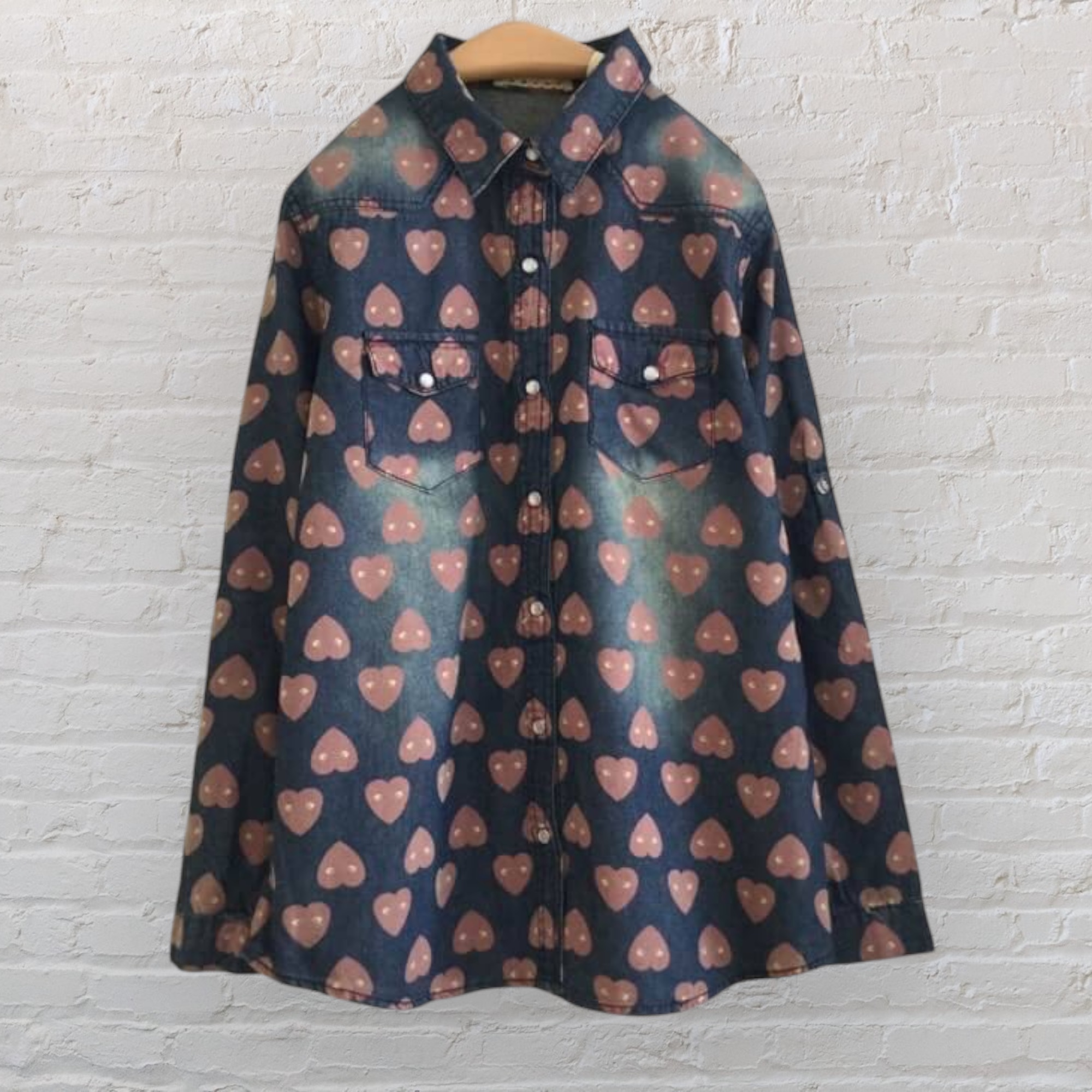 เสื้อเชิ้ตยีนส์ฟอก