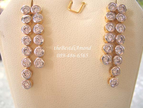 BE804+++ต่างหูตุ้งติ้ง 2 แถวแบบหุ้ม=== เริ่ดมากค่ะสำหรับต่างหูคู่นี้ ดูสวย เก๋ ทันสมัยมากๆๆๆ รูปแบบเรียบๆ แต่แอบหรู ดูเปรี้ยวนิดๆค่ะ