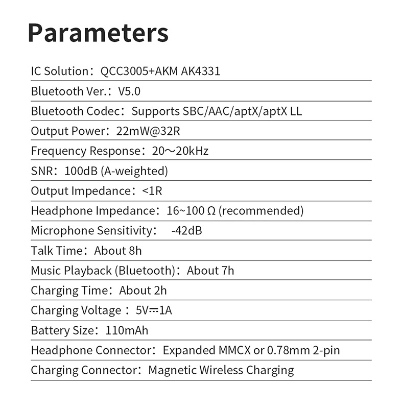 ขาย FiiO LC-BT1 สายอัพเกรดหูฟังให้รองรับ Wireless Bluetooth5.0