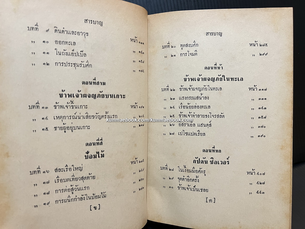 เกาะมหาสมบัติ (Treasure Island) *พิมพ์ครั้งแรก / แปลโดย อาษา ขอจิตต์เมตต์