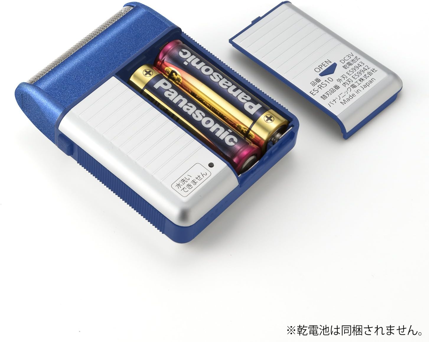 *พร้อมส่งสีแดง* เครื่องโกนหนวด panasonic แบบใส่ถ่าน AA เพียง 2 ก้อน รุ่น ES-RS10