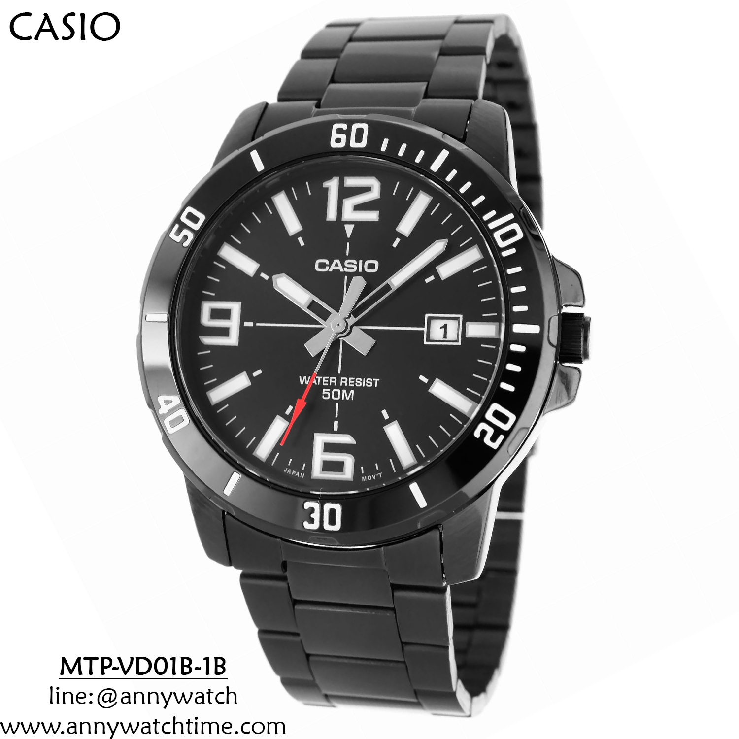 CASIO MTP-VD01B-1B