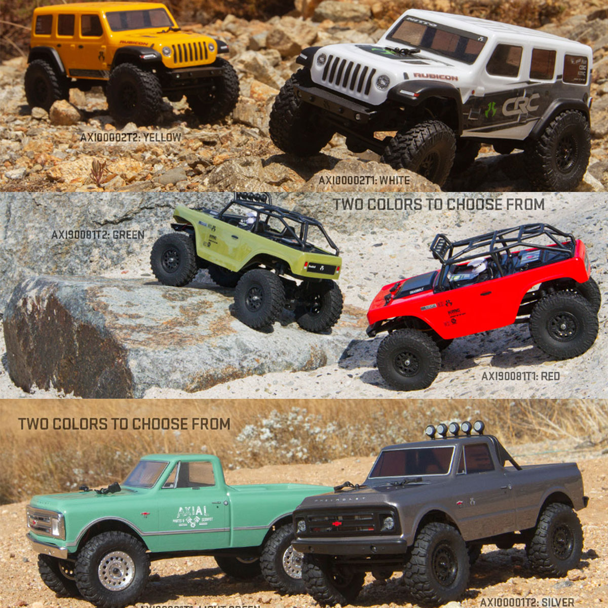 SCX24 1/24th 4WD RTR รถพร้อมเล่น
