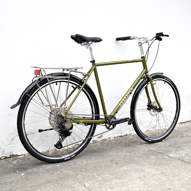 จักรยานทัวร์ริ่ง DARKROCK Super Travel 700 Touing bike เฟรมโครโม เกียร์ Deore 2*10speed