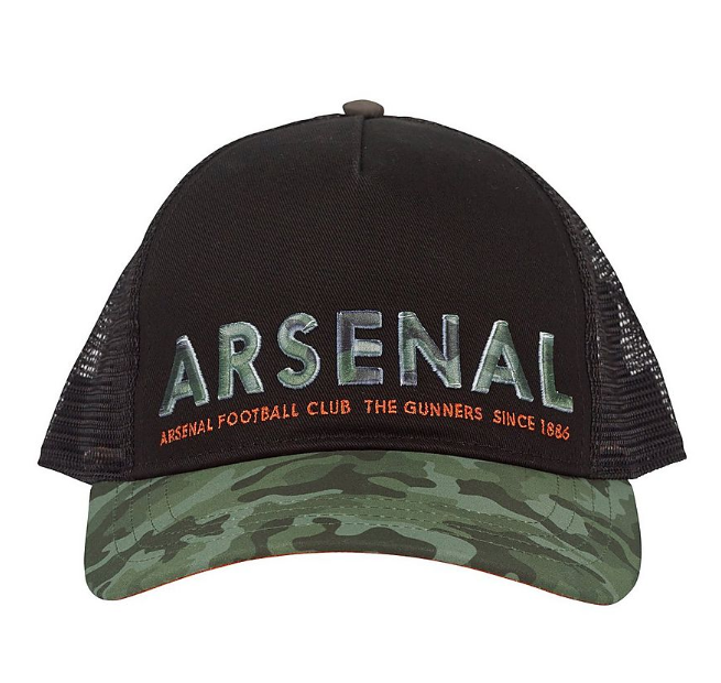 หมวกอาร์เซนอล Khaki Camo Trucker ของแท้