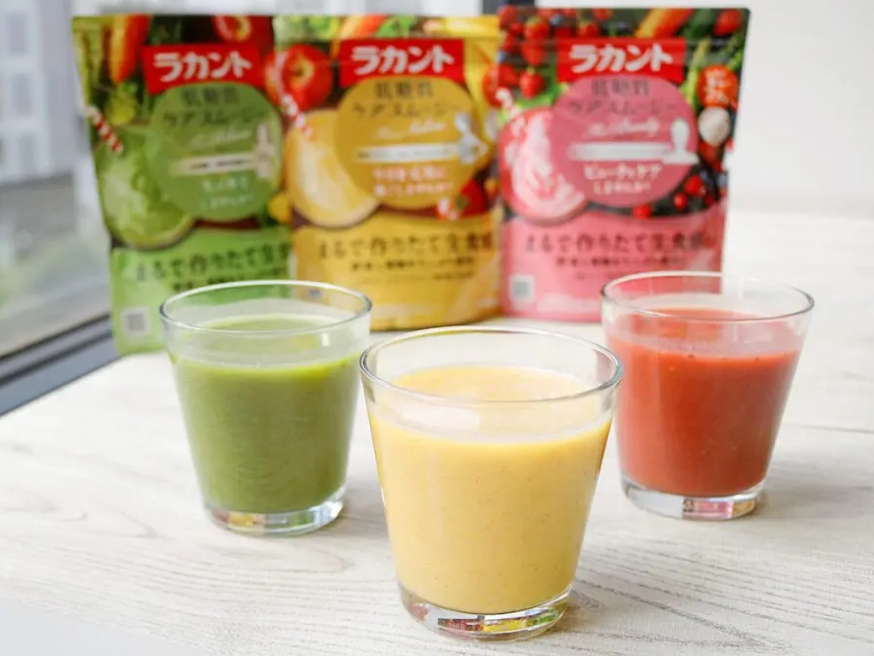 สมูทตี้ลดน้ำตาลเพื่อสุขภาพและความงาม Saraya lakanto release smoothie 140grams