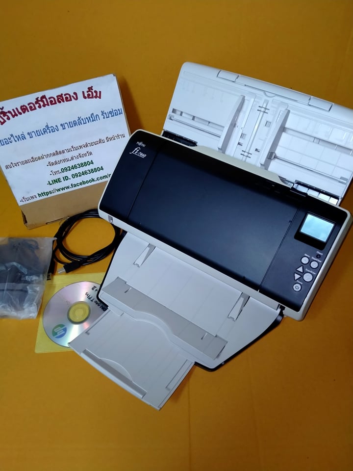 สแกนเนอร์ fujitsu fi-7460 มือสอง สแกน A3 ได้