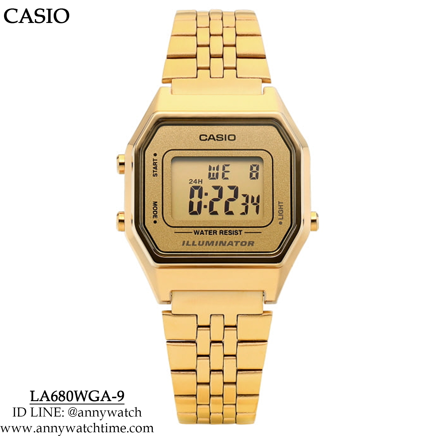 CASIO LA680WGA-9