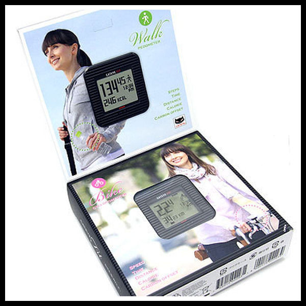 CATEYE ไมล์ (Walk & Bike), CC-PD100W, สีดำ