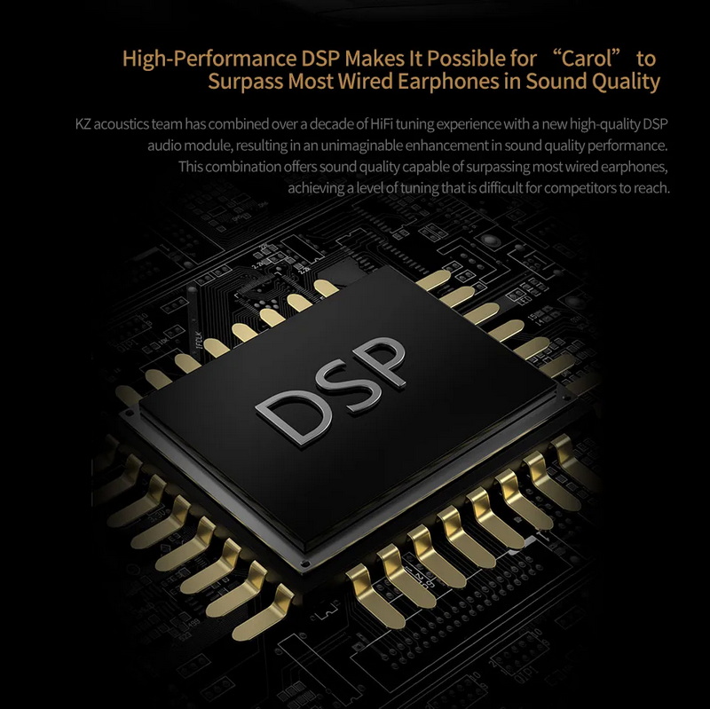 KZ Carol หูฟัง TWS บลูทูธ 5.3 ไดรเวอร์ Dynamic สวมใส่สบาย เสียงดี ประกันศูนย์ไทย