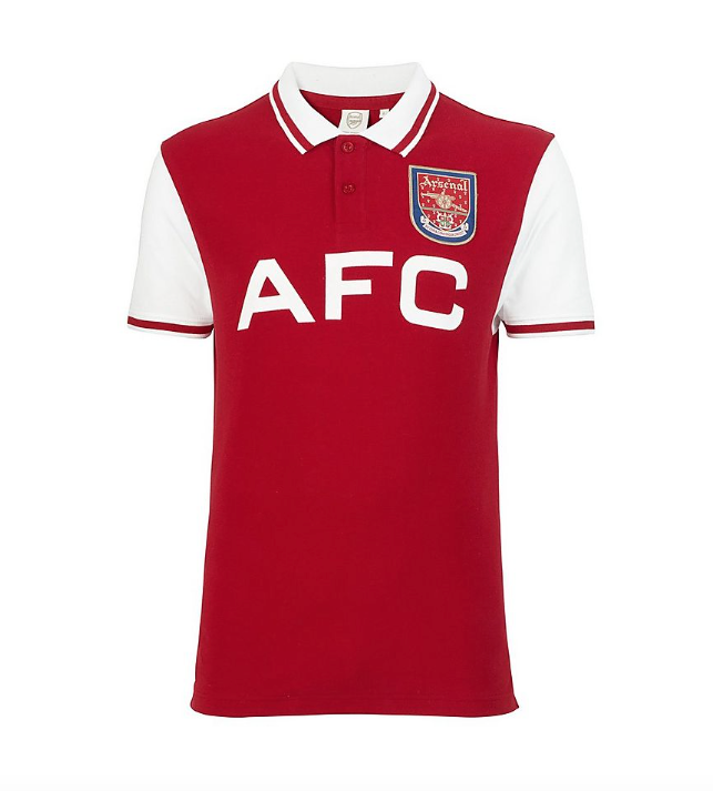 เสื้อโปโลอาร์เซนอล HERITAGE DOUBLE WINNERS ของแท้