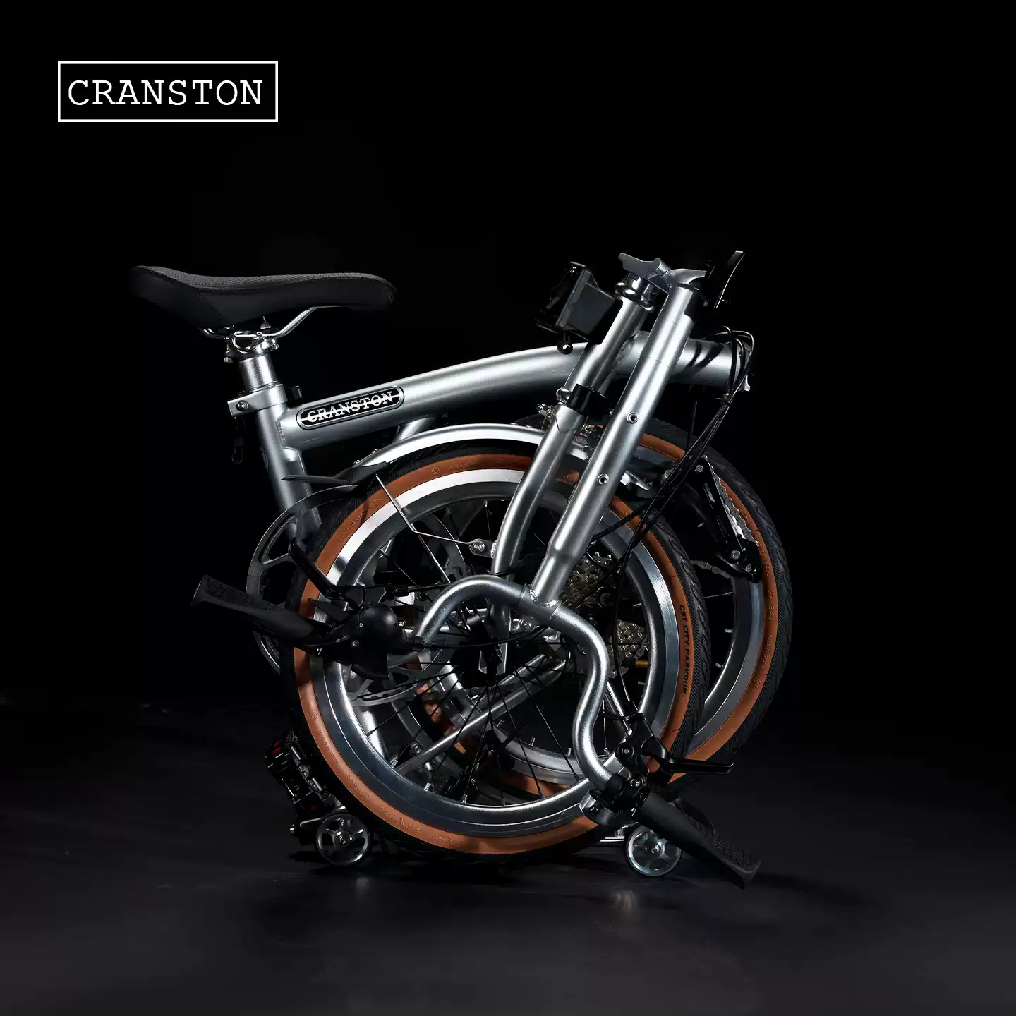 จักรยานพับ Cranston R9 16 นิ้ว 9 สปีด น้ำหนักเบา 12.5kg พับ 3 ทบ ดีไซน์เรโทร 16 สี — ปั่นในเมือง ปั่นไปทำงาน สะดวกพกพา