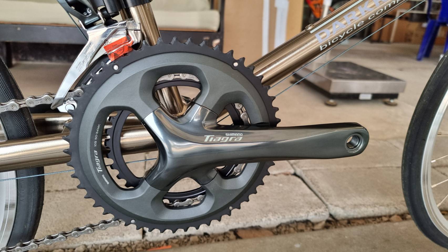 DARKROCK DR451 | จักรยานมินิเวโล่ เฟรม Reynolds 520 พร้อมชุดเกียร์ Shimano Tiagra 2x10 สปีด