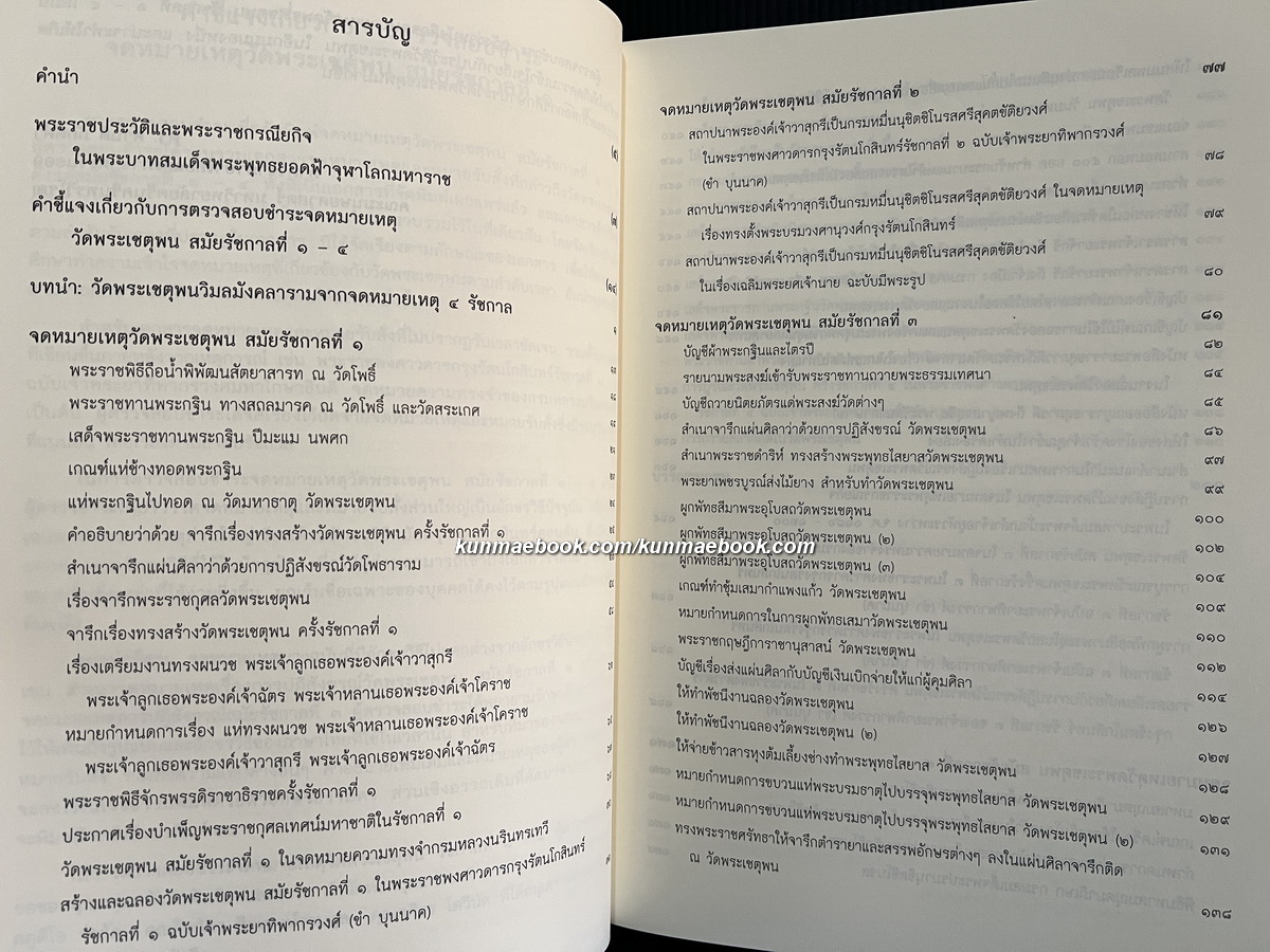 จดหมายเหตุวัดพระเชตุพน สมัยรัชกาลที่ ๑ - ๔