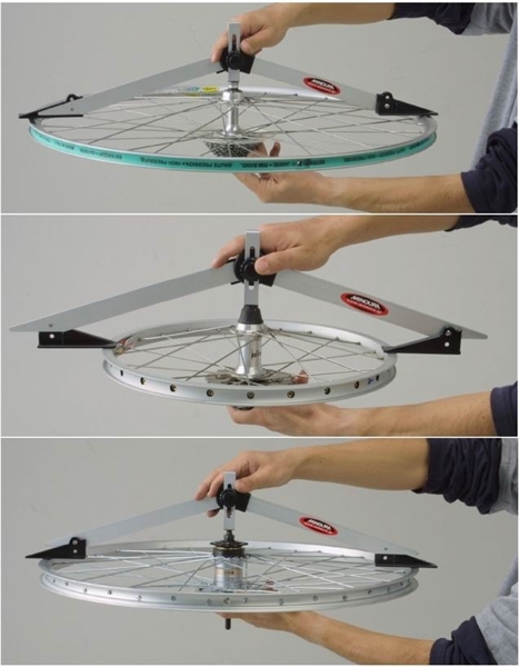 เครื่องมือวัดศูนย์ล้อ สำหรับขึ้นล้อใหม่ Minoura (Made in JAPAN) FCG-310