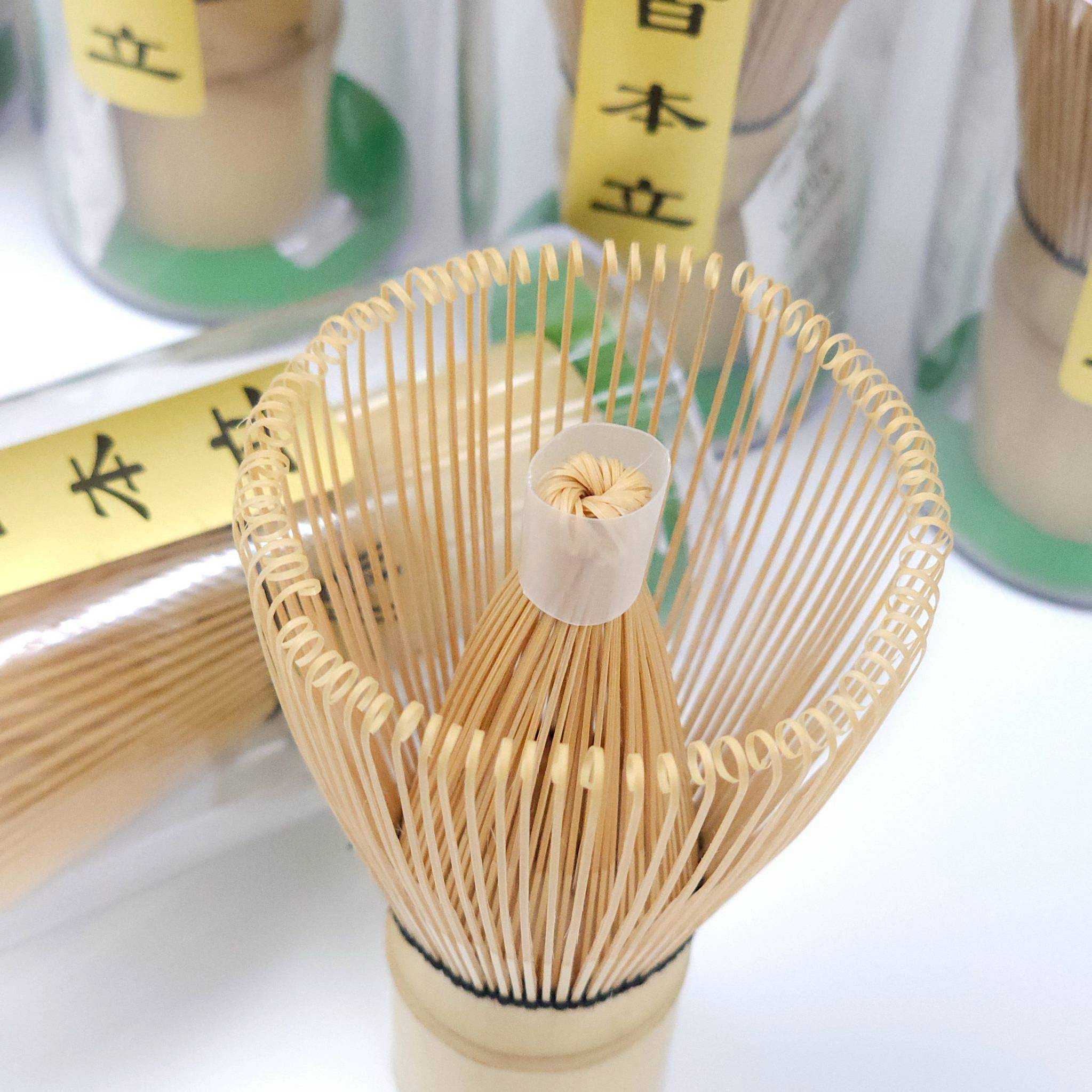 ไม้ตีมัทฉะ 100 แฉก – งานแฮนด์เมดจากไม้ไผ่ขาวแท้ Matcha Whisk