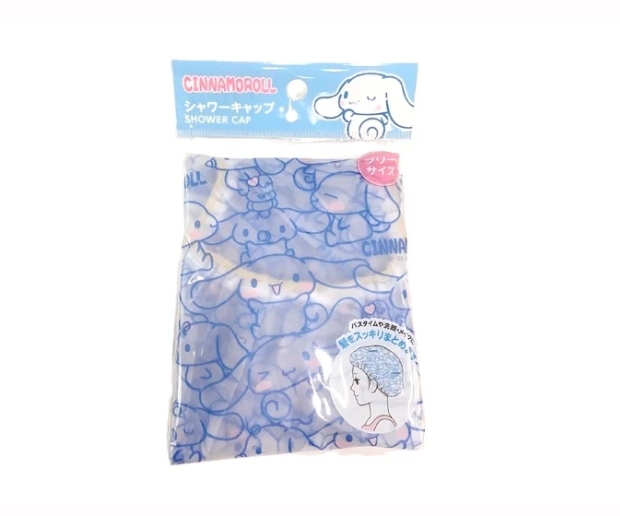 ✨ หมวกอาบน้ำ/หมวกคลุมผม ลายซานริโอ้ ชินนามอนโรล Sanrio Cinnamoroll Shower Cap ✨