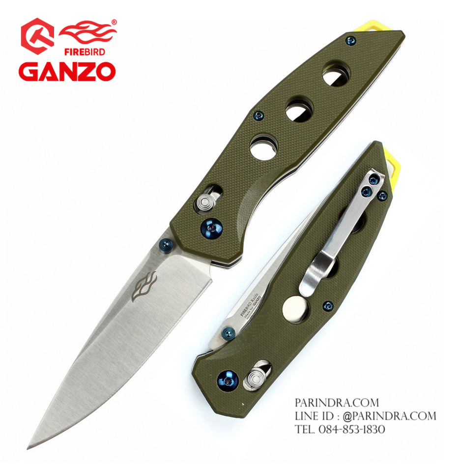 มีดพับ Ganzo & Firebird รุ่น FB7621-GR ของแท้ 100%