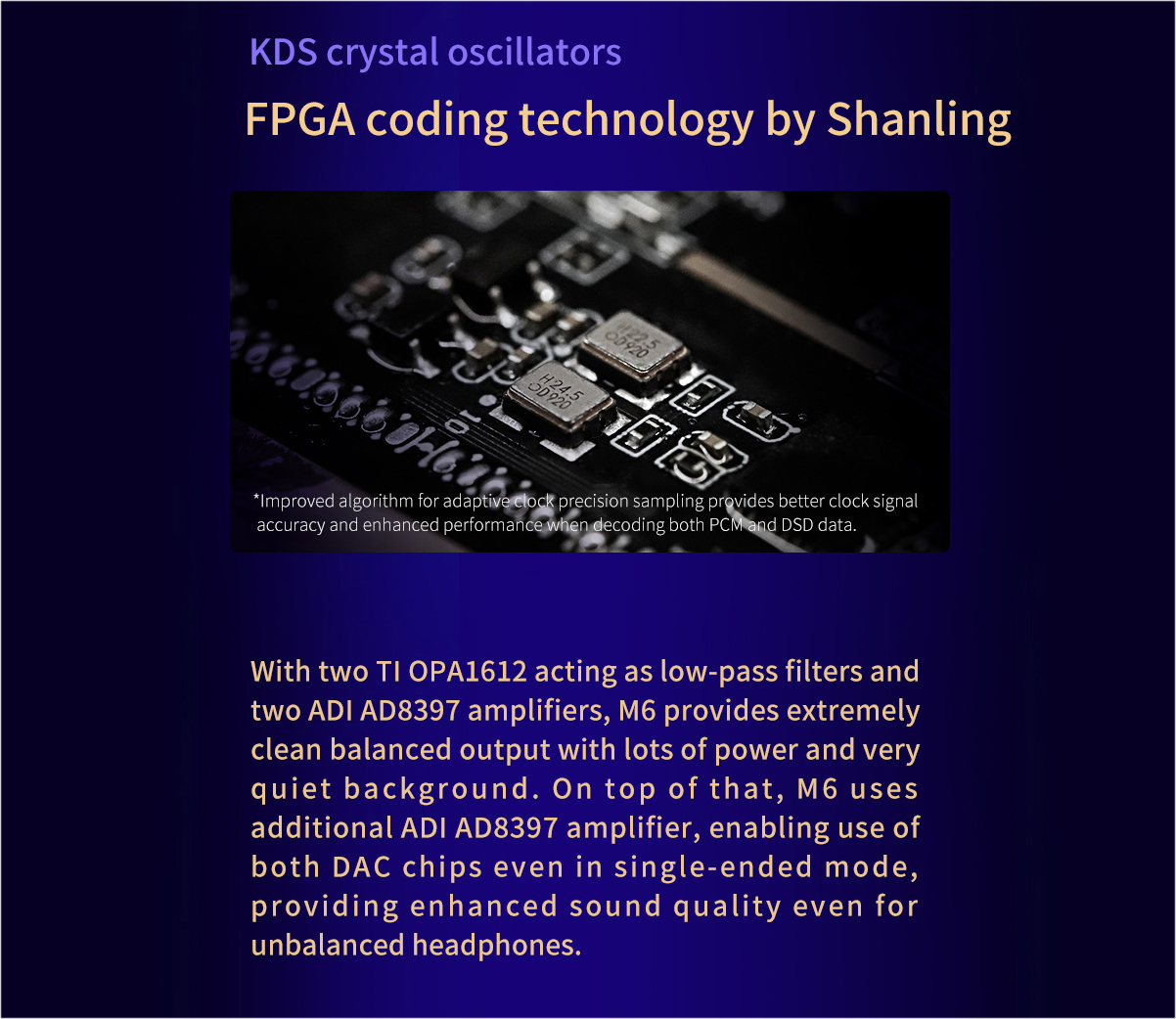 ขาย Shanling M6 Dap รองรับ Two-way Bluetooth , DSD 256 , 32bit/768kHz