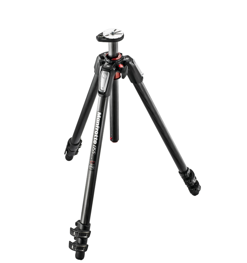 ขาตั้งกล้อง Manfrotto 055 carbon fibre 3-section photo tripod ขาตั้งกล้อง New 055 รุ่น MT055CXPRO3 ท่อนขาผลิตจากวัสดุคาร์บอนไฟเบอร์ ส่วนข้อพับผลิตจากแมกนีเซียม ด้วยแกนกลางที่สามารถพับได้ 90 องศา Easy-Link ประกันศูนย์ 10 ปี