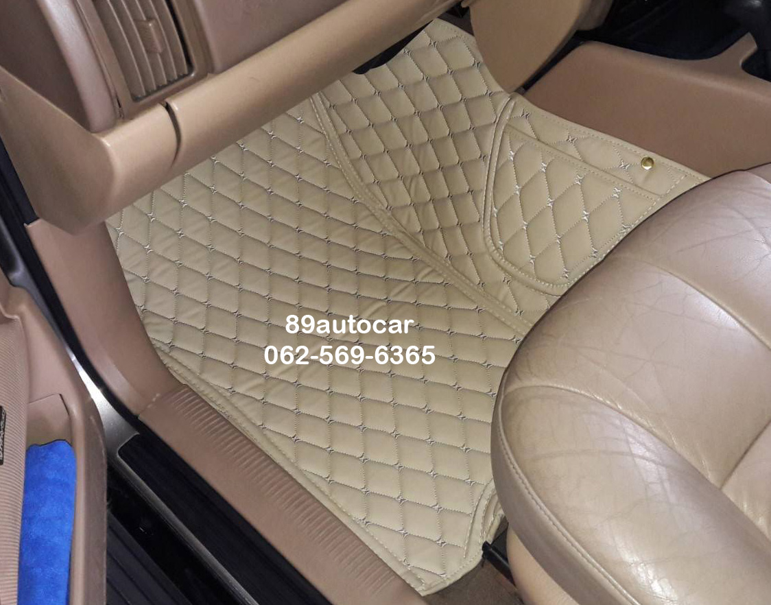 พรมในรถ Jeep Cherokee WJ ปูพรม6D สีครีม เข้ารูป