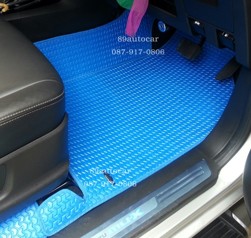 ขายยางปูพื้นรถเข้ารูป Isuzu Mu-X ลายธนูสีฟ้าขอบฟ้า