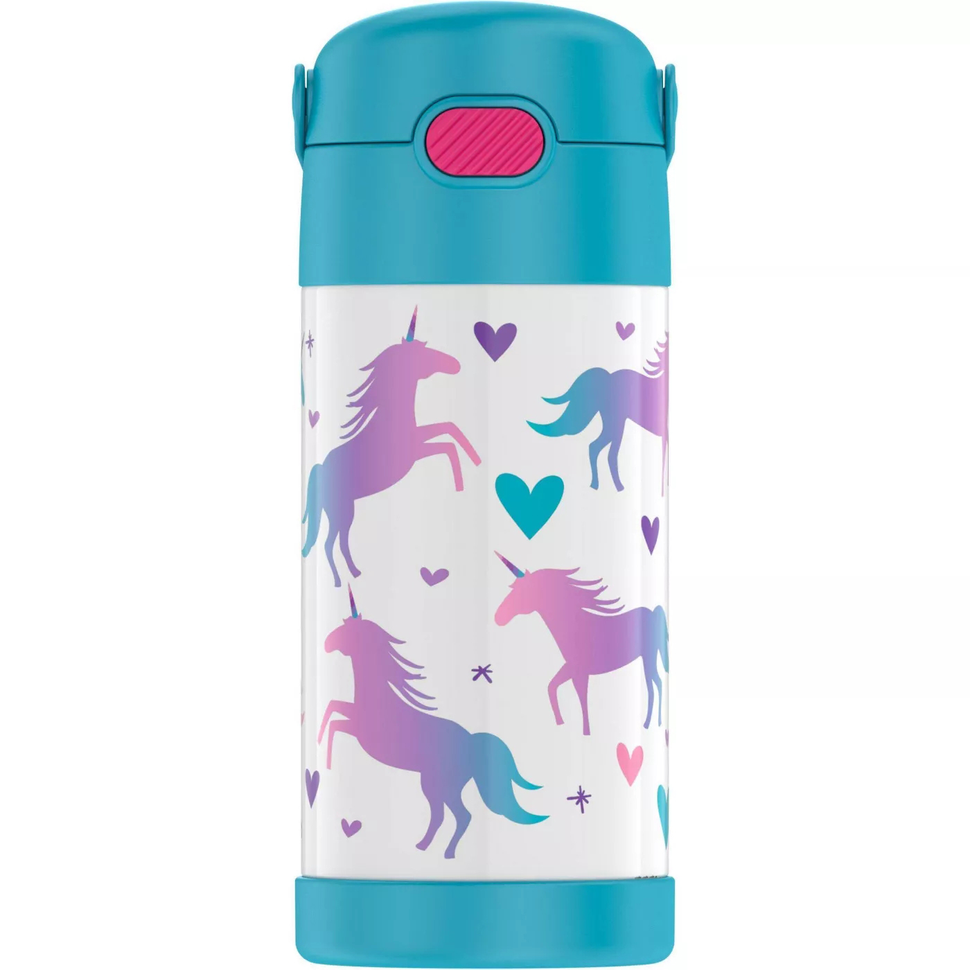 กระติกน้ำ เก็บความเย็น Thermos Unicorn 12oz FUNtainer Water Bottle with Bail Handle - Blue