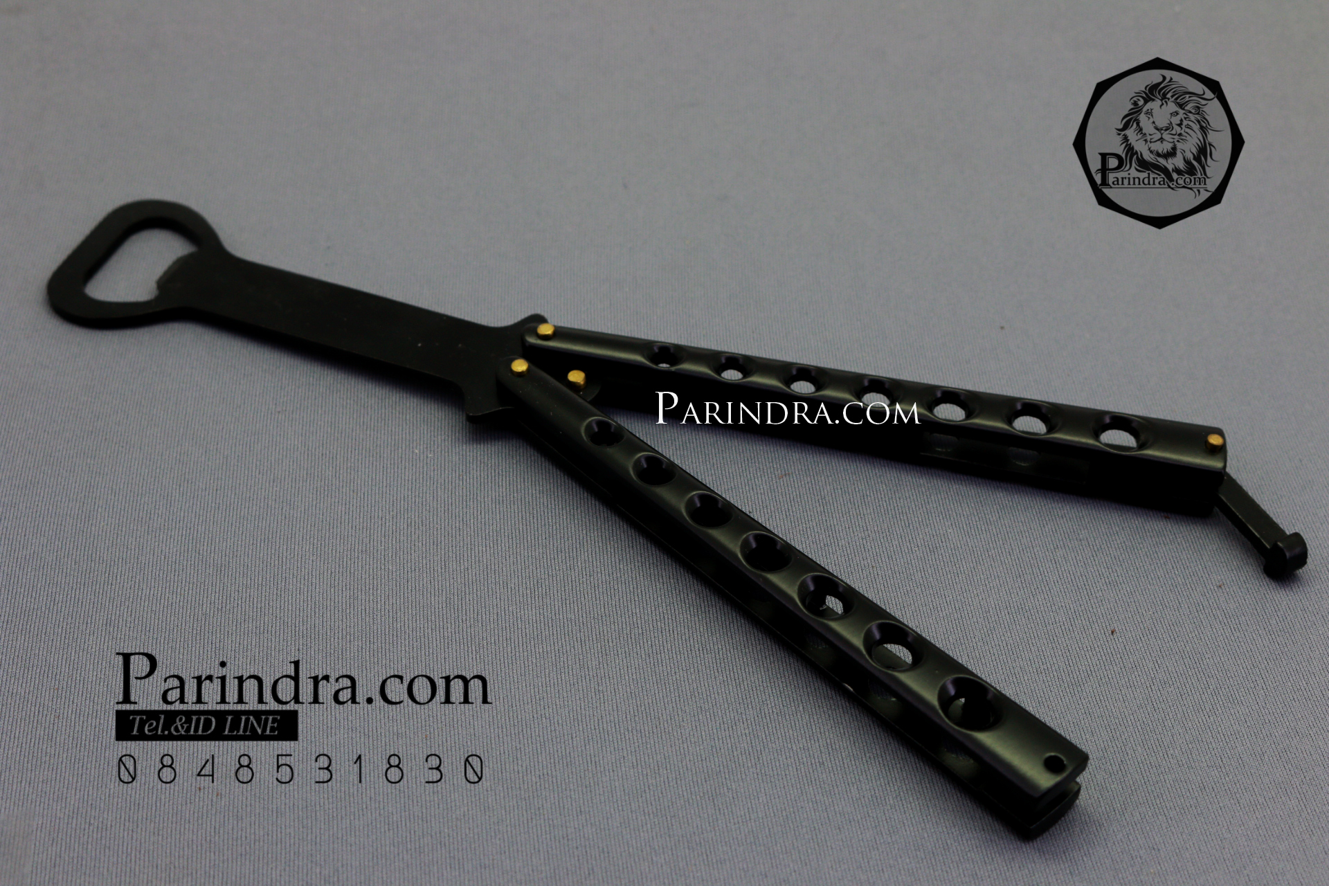 มีดบาลีซอง Balisong มีดควง มีดปีกผีเสื้อ แบบมีที่เปิดขวด BLA003