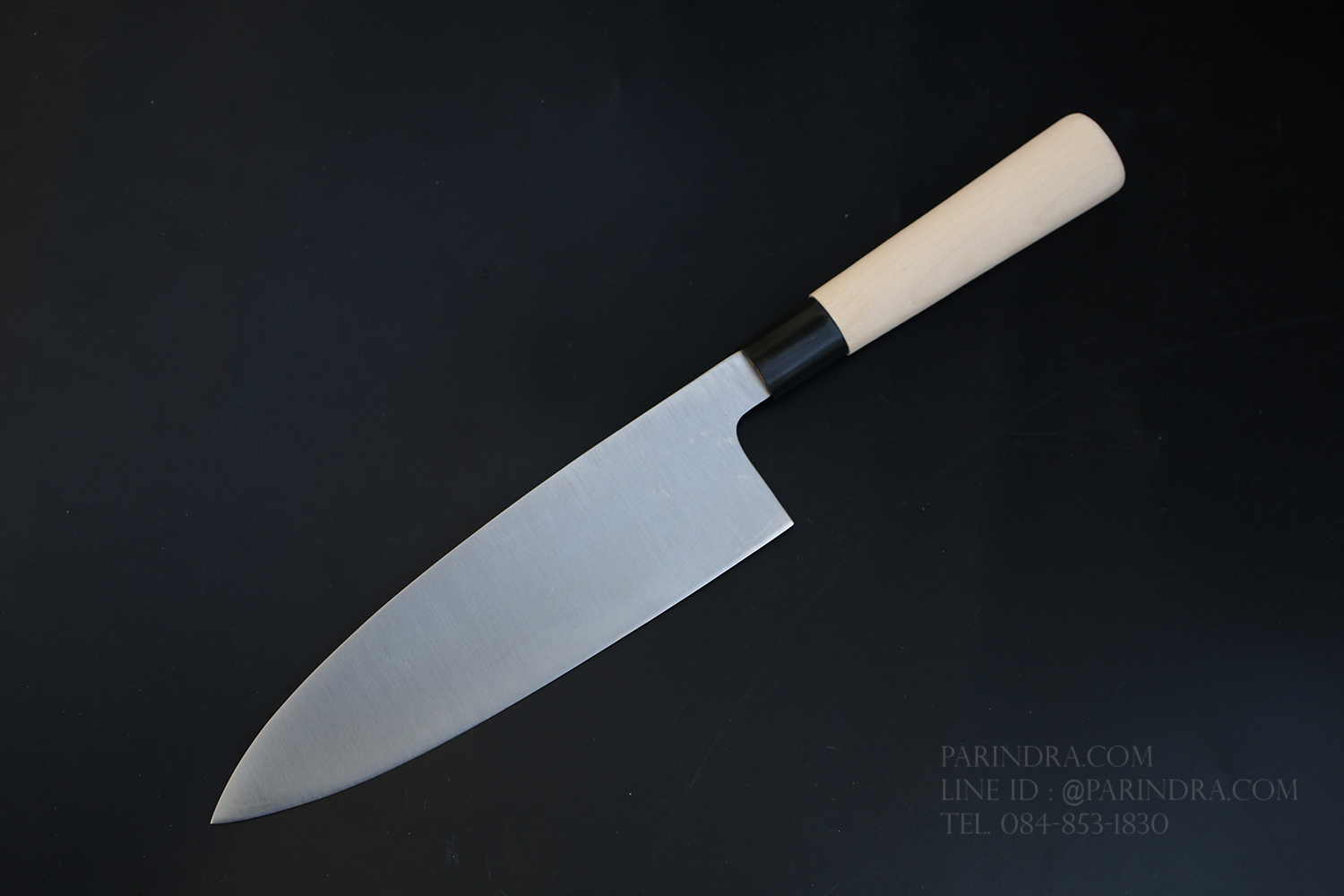 มีด Rhino Brand No.8304 เชฟญี่ปุ่น ด้ามไม้ ลับคมด้านเดียว ขนาด 14.5 นิ้ว คุณภาพเยี่ยม (ของแท้)