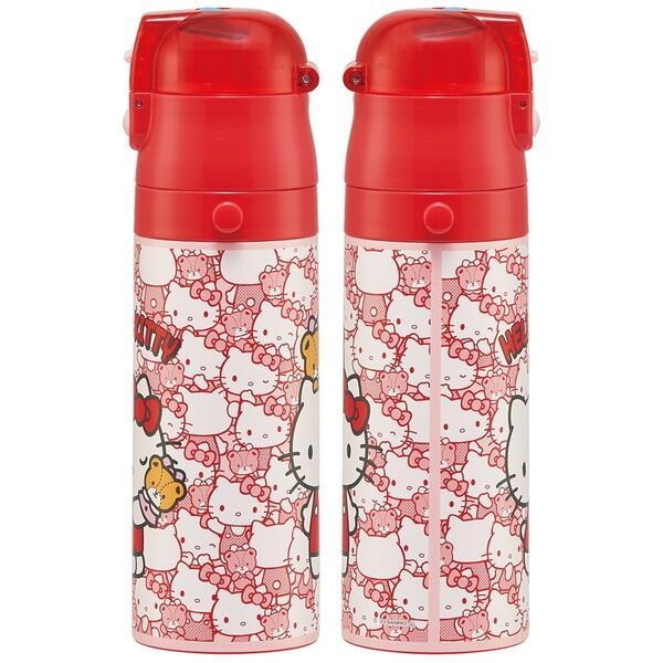 กระติกน้ำสแตนเลส Skater hello kitty 2ways ฮัลโหล คิตตี้ 470ml./430ml.