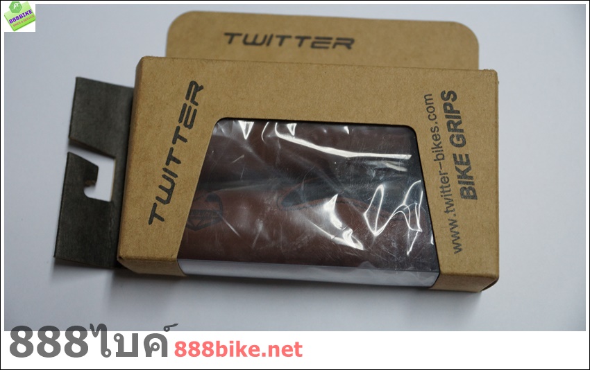 ปลอกแฮนด์หนังแท้ TWITTER Leather Bike Grips,TWG01(S196)