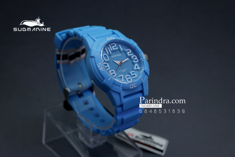 นาฬิกา US submarine Standard TP2107M สีฟ้า