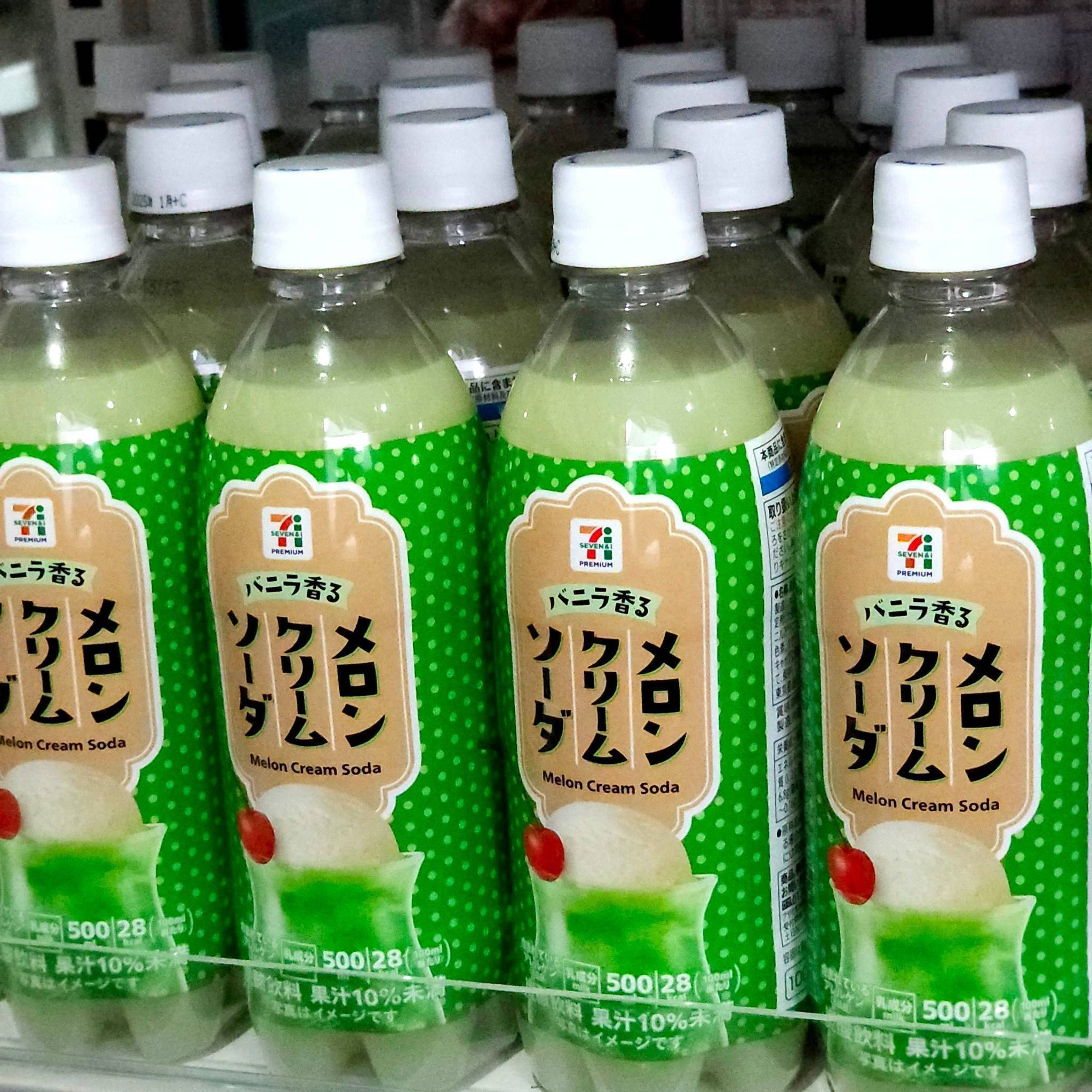 7-11 premium melon cream soda 500ml