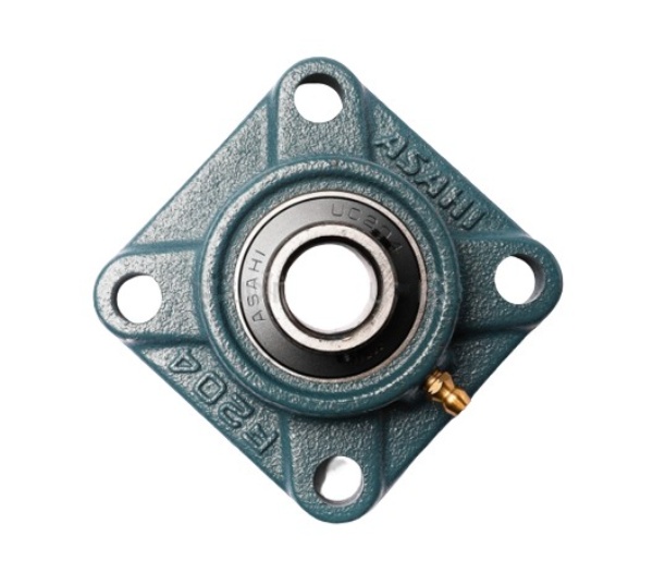 ตลับลูกปืนตุ๊กตา ทรงสี่เหลื่ยม รูเพลา 20 มิลลิเมตร ASAHI อาซาฮี รุ่น UCF204 Pn.A211-0085 (แท้) ##