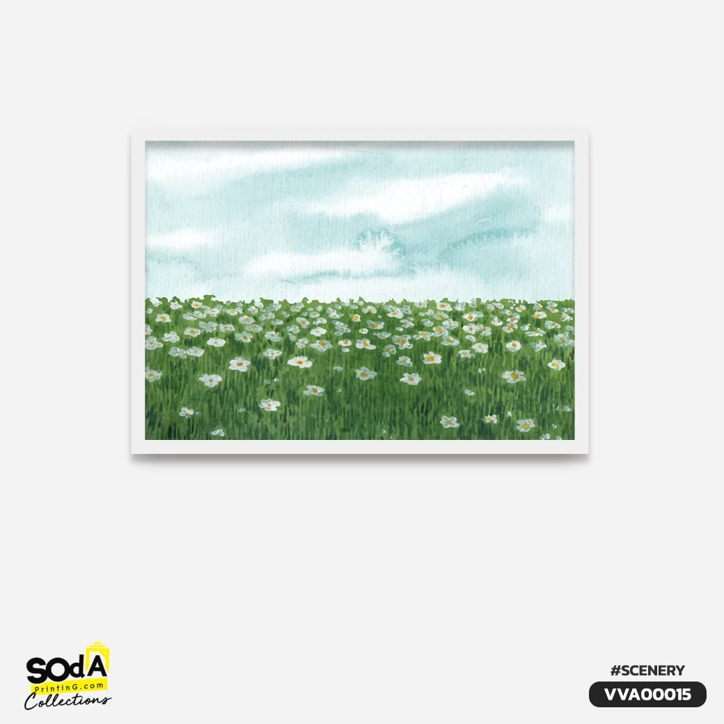 ภาพตกแต่งบ้านสำเร็จรูป Flowers In The Meadow VVA00015 #SOdAcollection #ภาพตกแต่งบ้านสไตล์วิวทิวทัศน์ #วิวทิวทัศน์ #SCENERY
