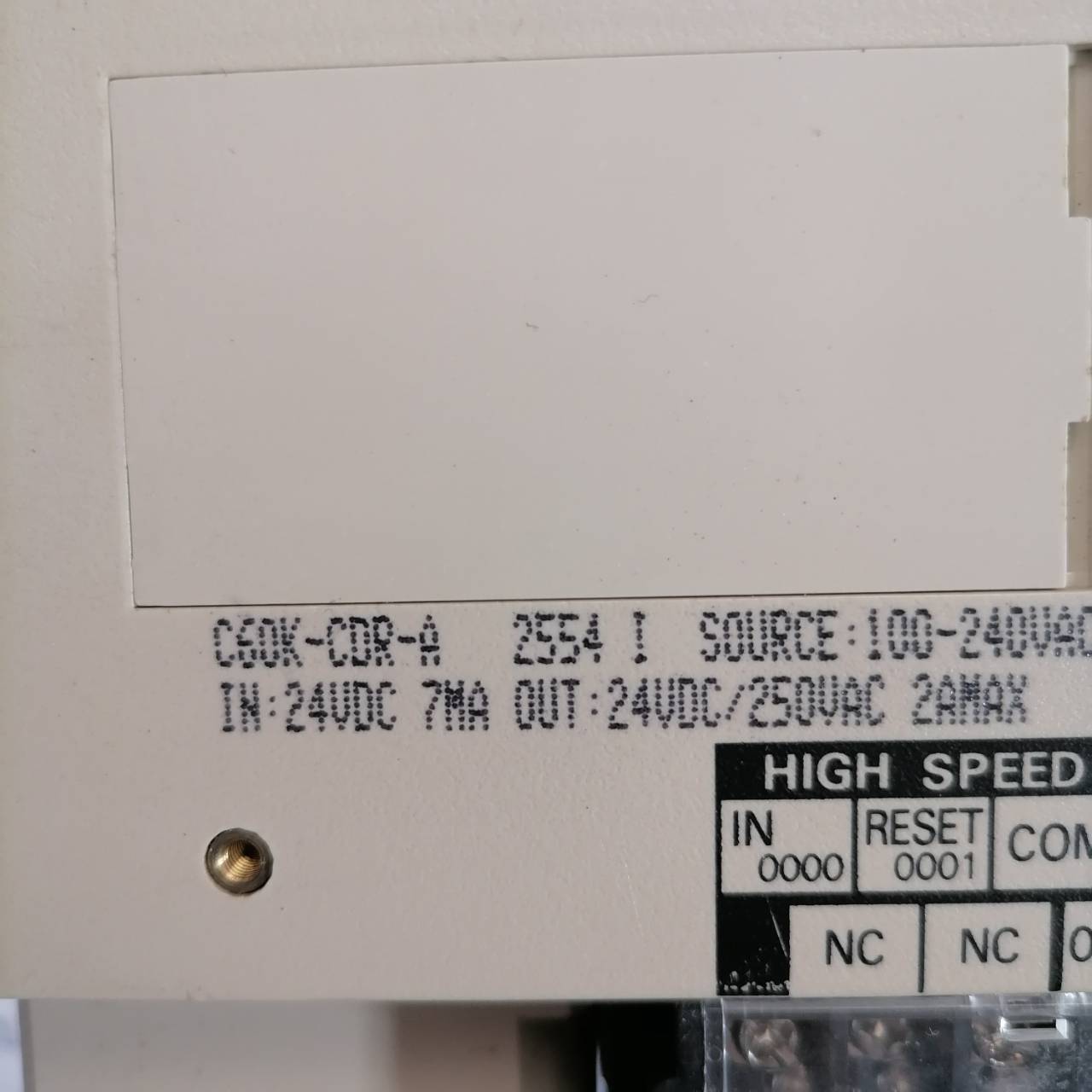 PLC " OMRON " รุ่น C60K-CDR-A