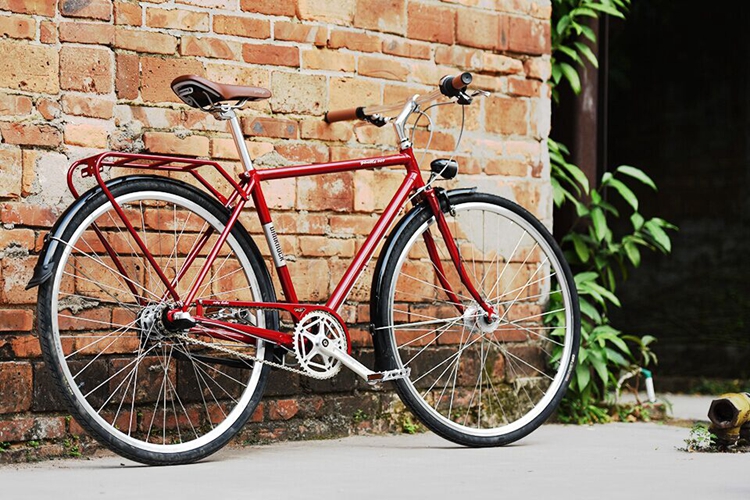 จักรยาน DARKROCK Gentle 007 gentleman recreational Bike เฟรมโครโม 4130 ล้อ 700C เกียร์ดุม NEXUS ไฟหน้า LED