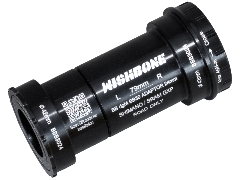 WISHBONE BB30 / BB30 Plus Ceramic Bottom Bracket | 42mm ID x 68/73mm Width | Shimano HT2, SRAM DUB, Campagnolo Compatible | Lightweight 119g