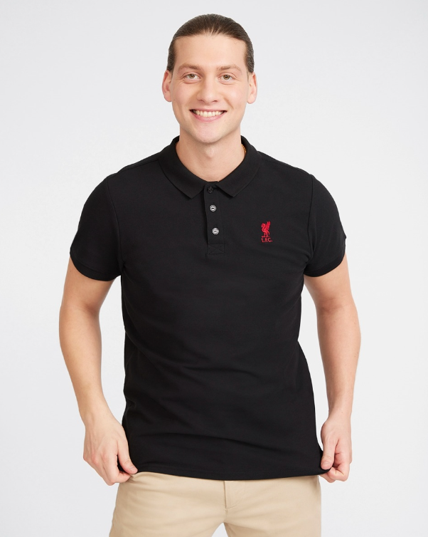 เสื้อโปโลลิเวอร์พูล Conninsby Polo สีดำของแท้