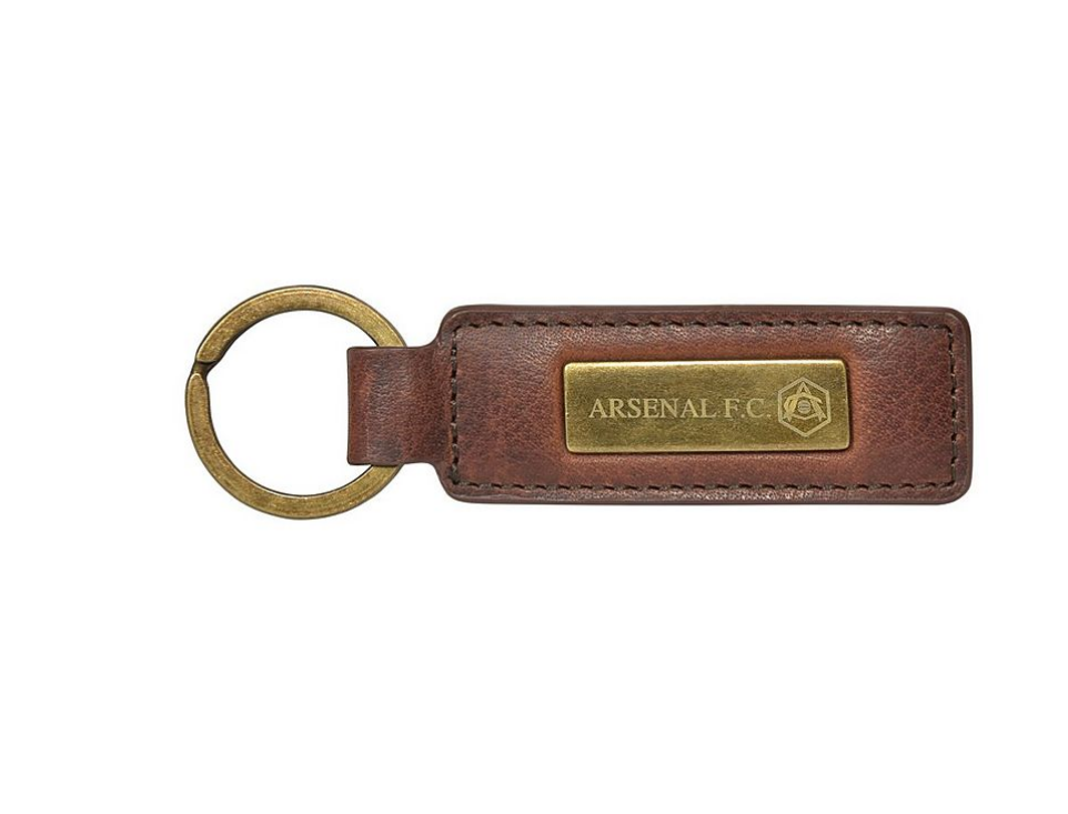พวงกุญแจหนังอาร์เซนอล Arsenal Heritage Leather Keyring ของแท้