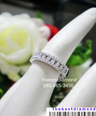 BR234RD==แหวนแถวperfect setting ดูดี มากๆ แหวนแถววงนี้สวยจริงๆ งานเรียบร้อย intrend วงไม่ใหญ่ ใส่ติดนิ้วได้ตลอดเลยค่ะ