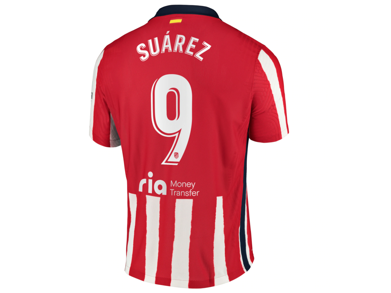 เสื้อแอตเลติโก มาดริด 2020 2021 ทีมเหย้า Home Vapor Match ติดชื่อ Suarez 9 ของแท้