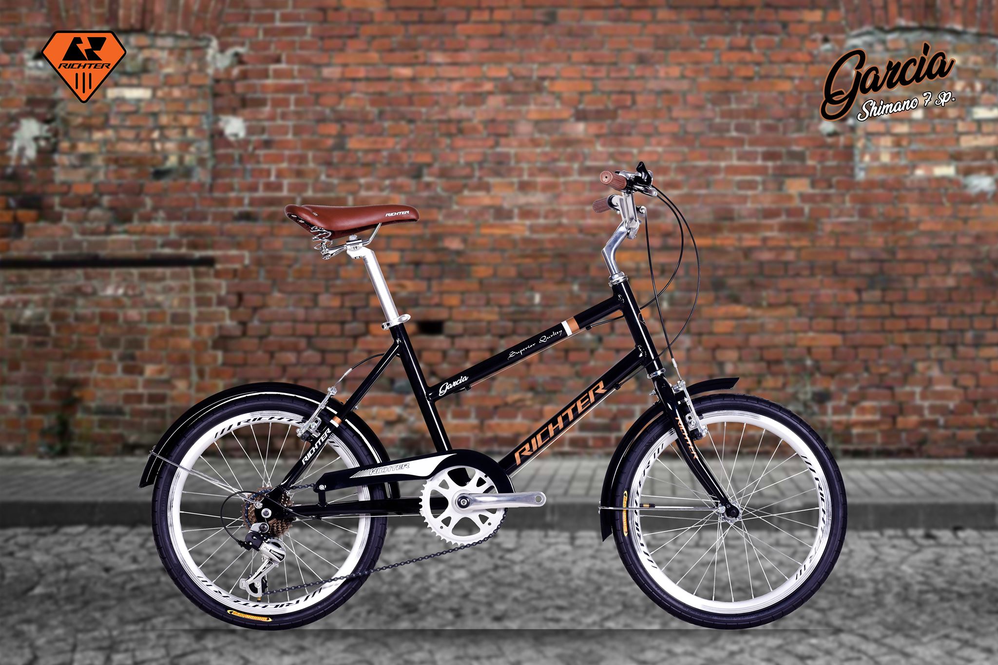 จักรยานมินิ RICHTER MINI GARCIA 406 VINTAGE จักรยานมินิวงล้อ 20 นิ้ว 7สปีด