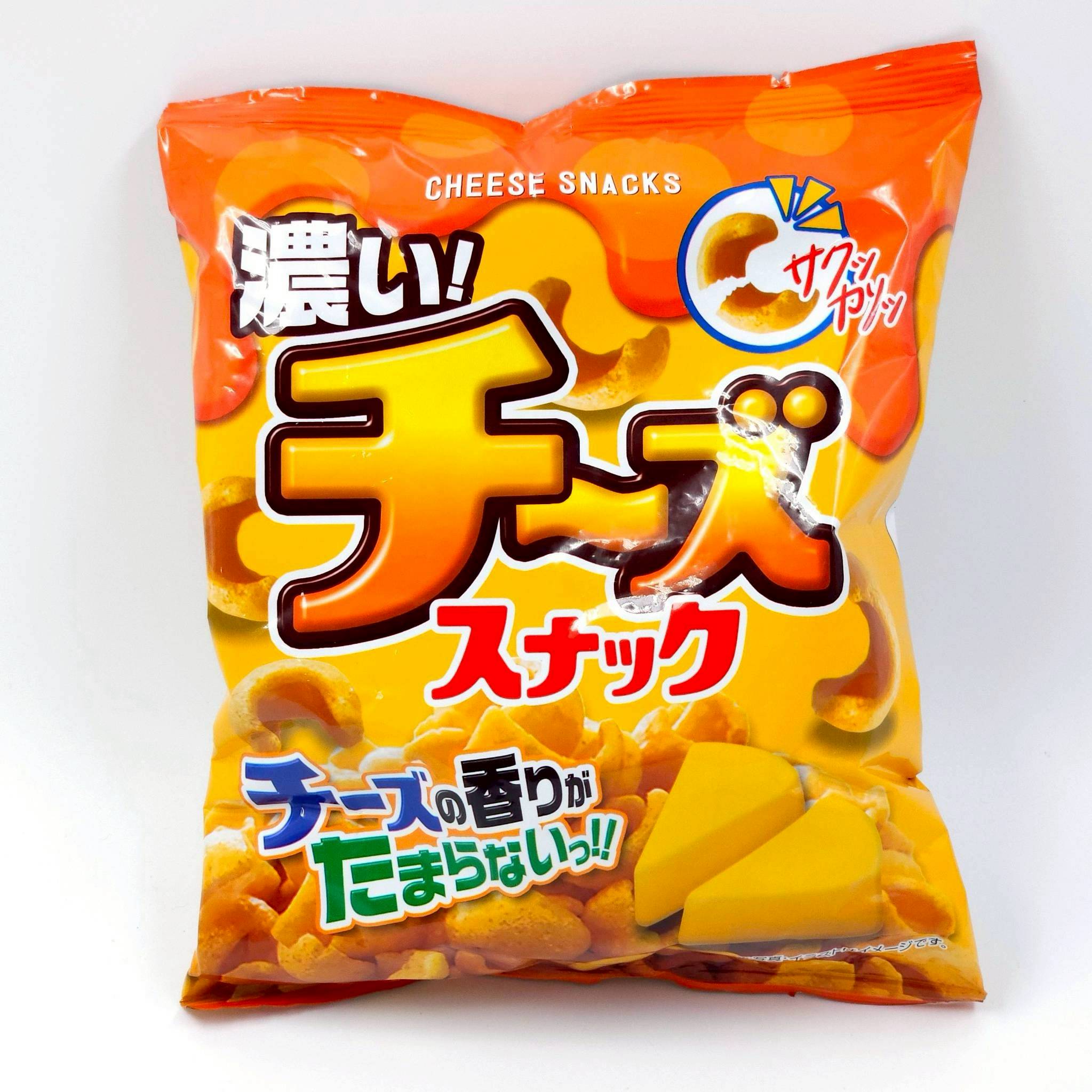 ขนมชีสสุดฮิตจากญี่ปุ่น ซองพกง่าย กินที่ไหนก็สะดวก! Cheese Snack 濃い〜いチーズスナック