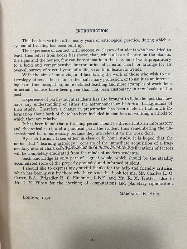 The Modern Text Book of Astrology by Margaret E. Hone