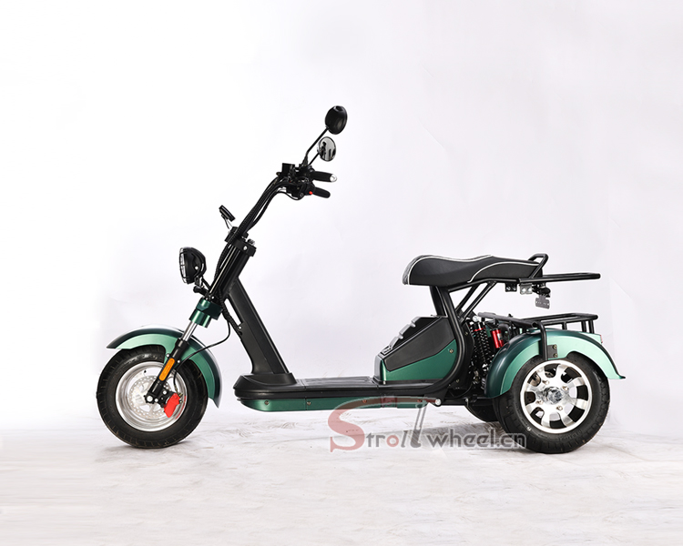 StrollWheel HM-3 รถสกูตเตอร์ไฟฟ้า 3 ล้อ Citycoco 2000W | แบตเตอรี่ 60V 20Ah | วิ่งไกล 50-60 กม. | สีหลากหลาย