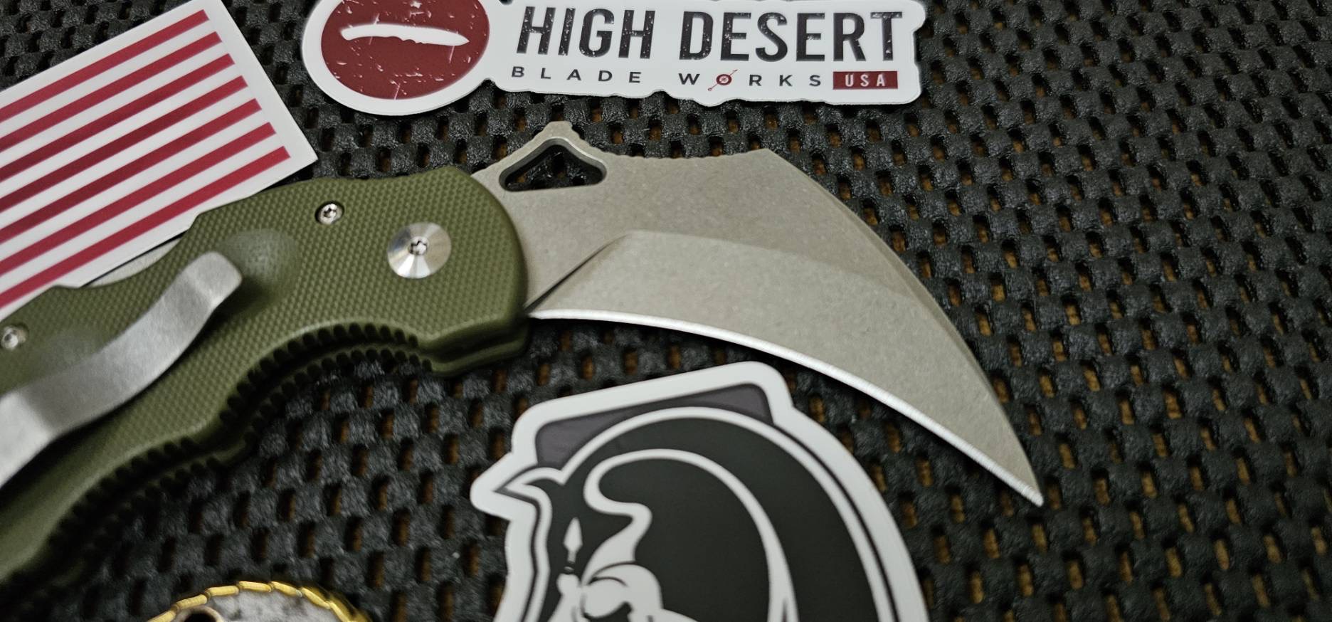 High Desert TARANI Journeyman BRAMP Karambit - Green